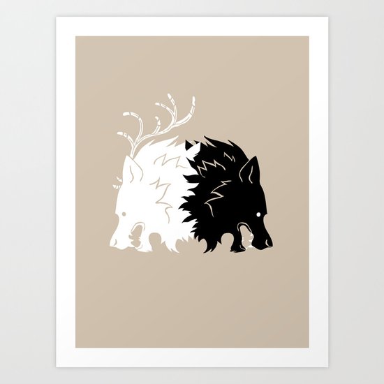 The Struggle Art Print