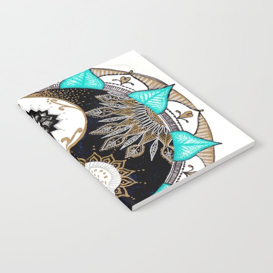 Yin and Yang Mandala Notebook