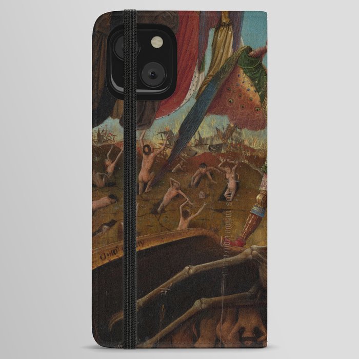 The Last Judgment by Jan van Eyck iPhone Wallet Case