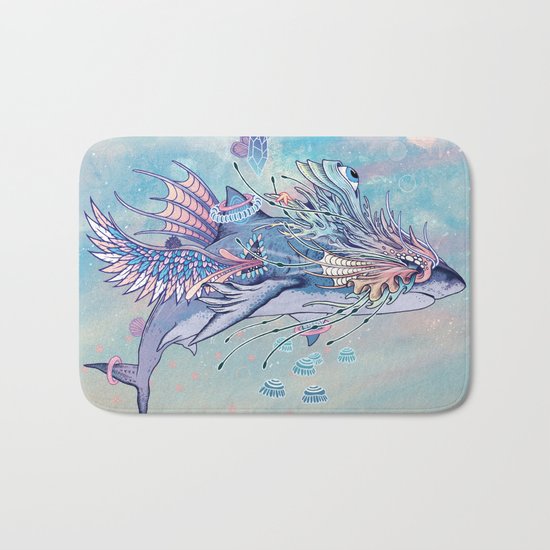 Journeying Spirit (Shark) Bath Mat