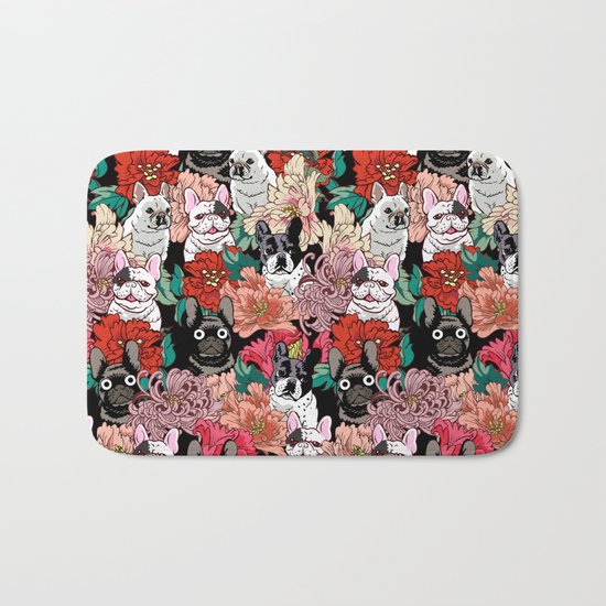 French Bullbloom Bath Mat