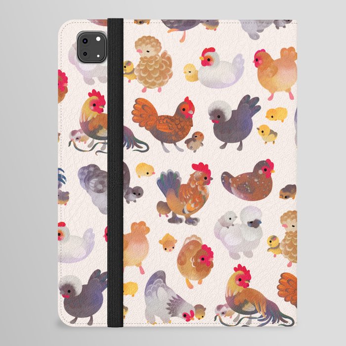 Chicken and Chick iPad Folio Case