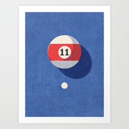 BALLS / Billiards I Art Print