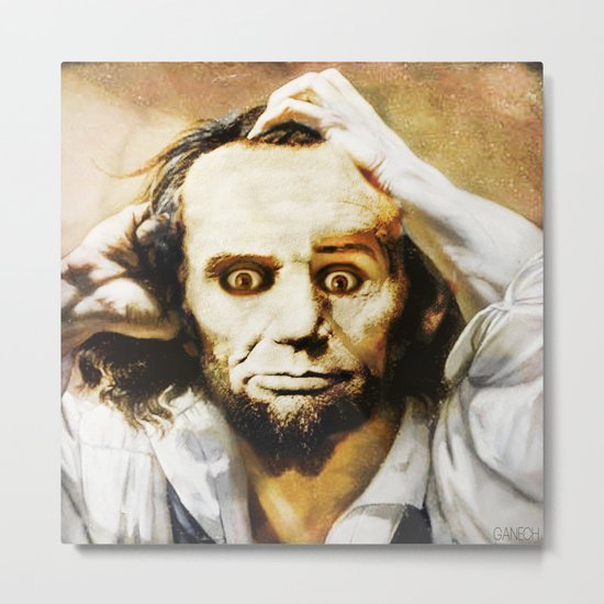 Abraham Lincoln's bewilderment Metal Print