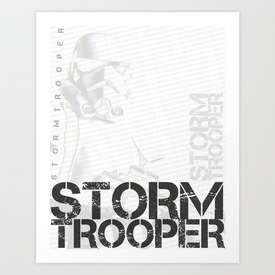 Star Wars Stormtrooper - Digital Art Print Art Print