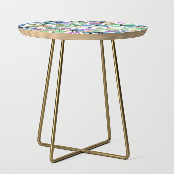 Floral Line Drawing 8 Side Table