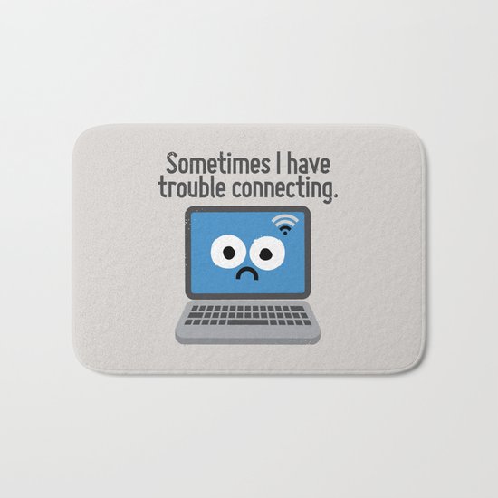The Social Notwork Bath Mat