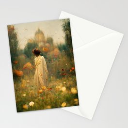 The Golden Field Home Stationery Card