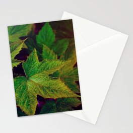 Forest leaves Stationery Cards