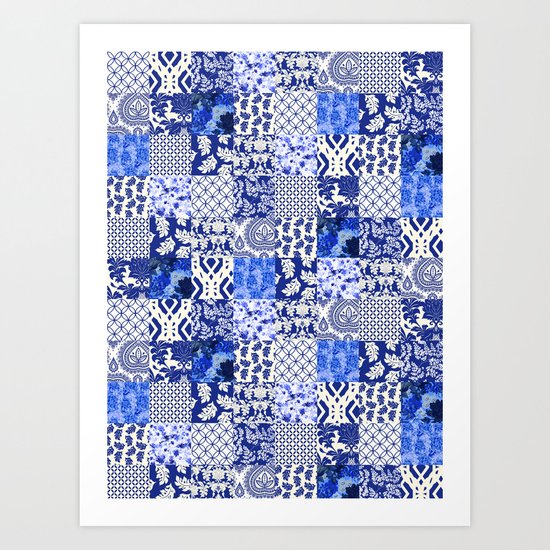 Blue Is Just A Mood Art Print