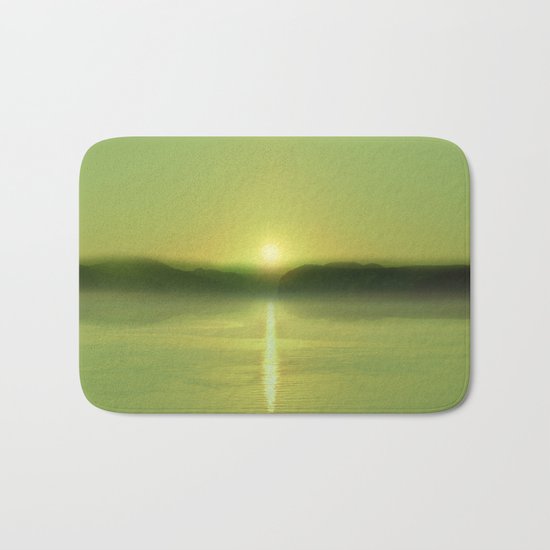Pastel vibes 51 Greenery Bath Mat