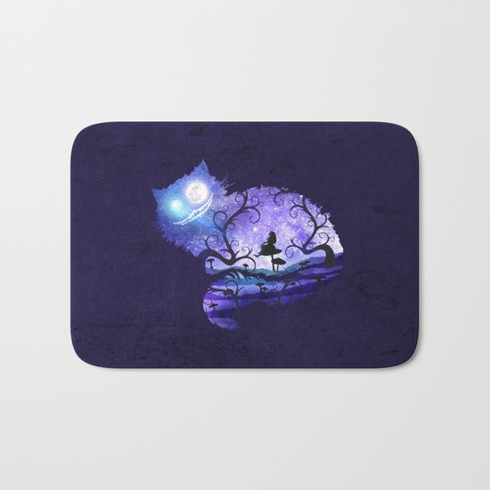 We are all mad here Bath Mat