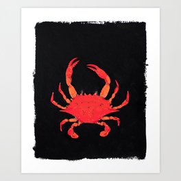 Cooked Blue Crab Art Print