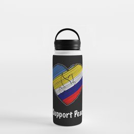 I Support Peace Water Bottle