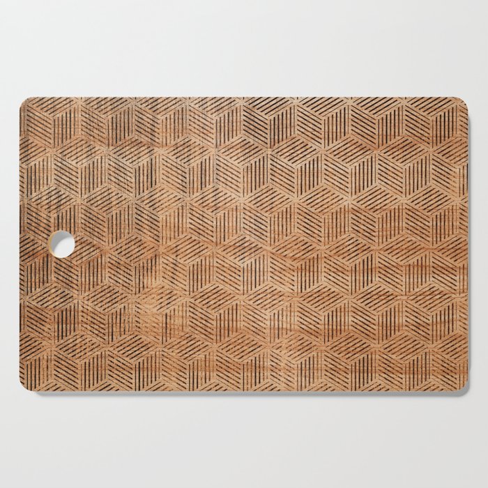 Wood Inlay art style 11 Cutting Board