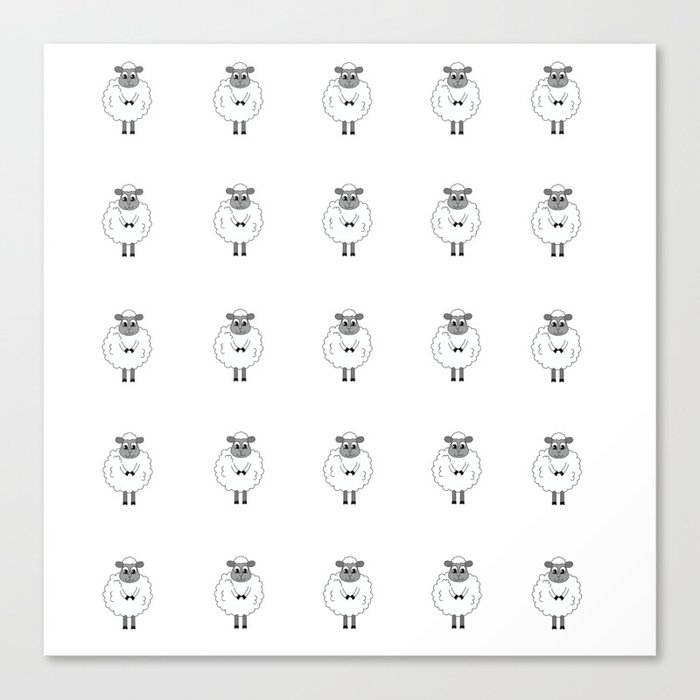 Counting Sheep Canvas Print