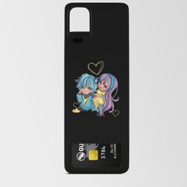 Kawaii Cute Anime Hearts Day Valentines Day Android Card Case