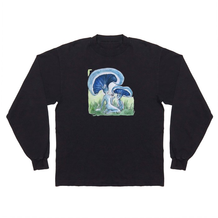 Empire of Mushrooms: Lactarius indigo Long Sleeve T Shirt