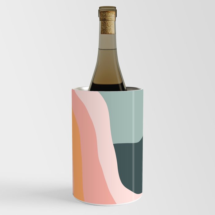 Minimal Landscape #9 - Modern Art Print Wine Chiller