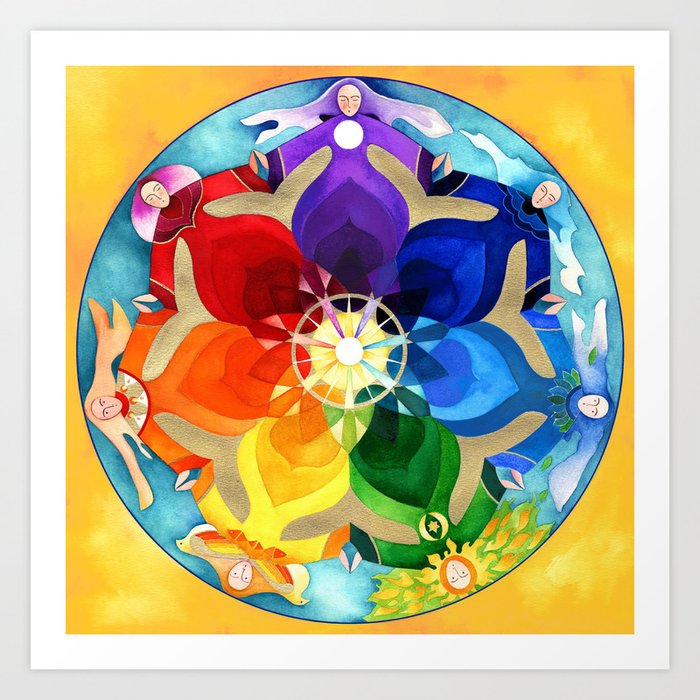 7 Days Of Creation Art Print 7 Days Of Creation Art Print