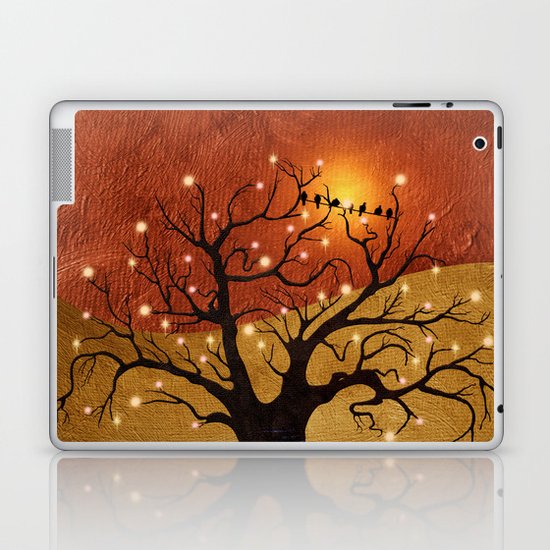 sunset and lights Laptop & iPad Skin