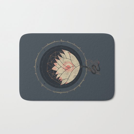 Lotus Bath Mat