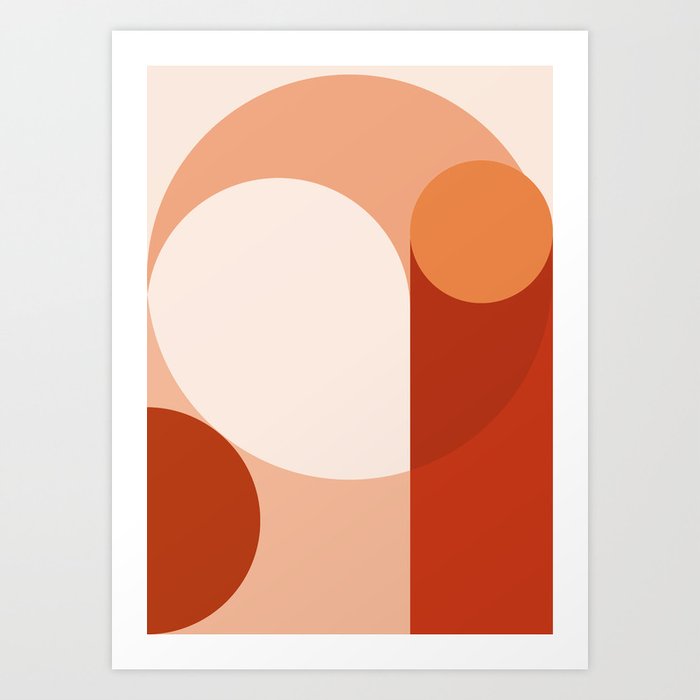 abstract minimal #9 Art Print