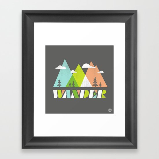 Wander Framed Art Print