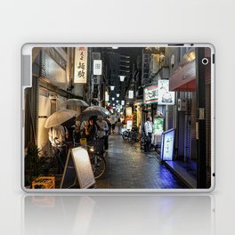 Osaka Alleyway by Night Laptop Skin
