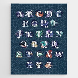 Ocean Alphabet Jigsaw Puzzle