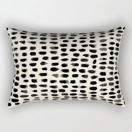 Dots (Beige) Rectangular Pillow