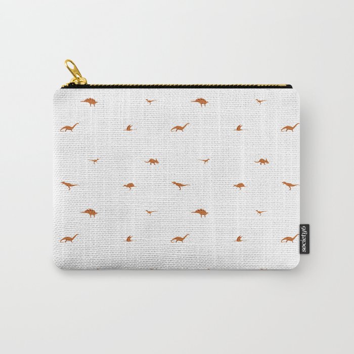 Tiny Dinosaur Pattern Carry-All Pouch