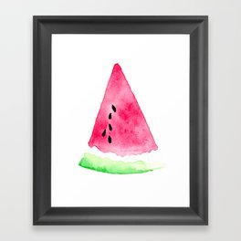 Watermelon Vibes Framed Art Print