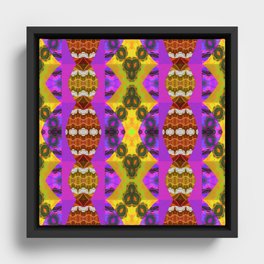 The Psychedelic Sophisticate Framed Canvas
