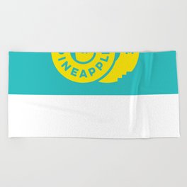 PineappleStaircase | Official Logocolor 2015 in Turquoise/Yellow Beach Towel