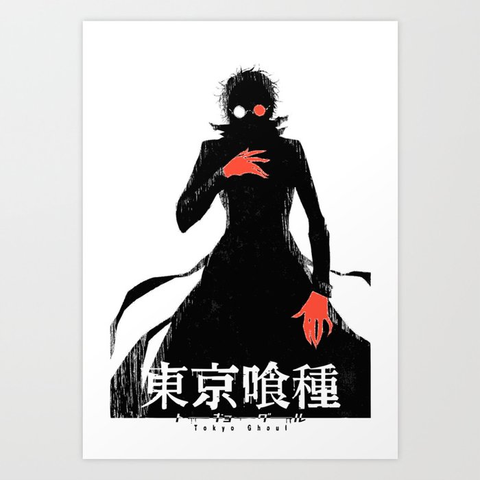 Kaneki Ghoul Black Reaper Art Print By Franciscopascual Society6
