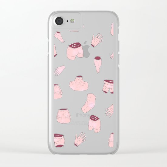 body parts Clear iPhone Case