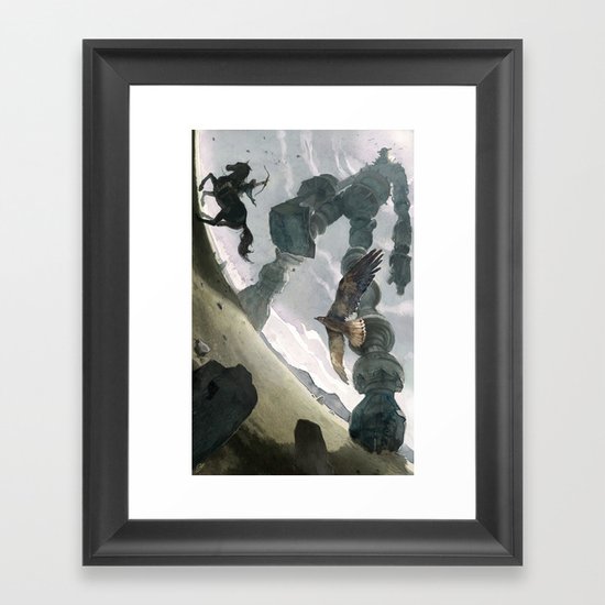 Shadow (Large Format) Framed Art Print