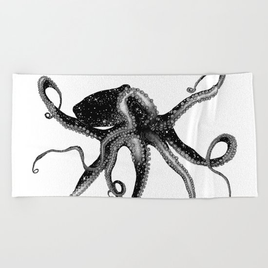 Cosmic Octopus Beach Towel