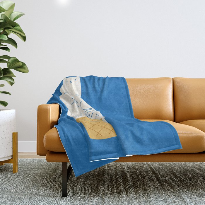 Cats Ice Cream Throw Blanket