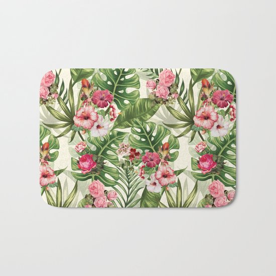 Tropicana Pattern Bath Mat