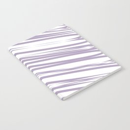 Light purple stripes background Notebook
