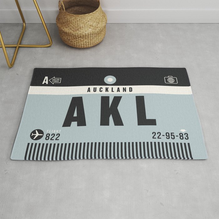 Luggage Tag A - Auckland New Zealand Rug