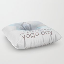 International yoga and meditation workout position Floor Pillow