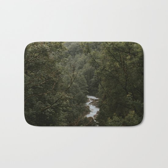 Forest Valley River - Landscape Photography Bath Mat
