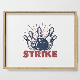 Strike Bowling Skittles Serving Tray