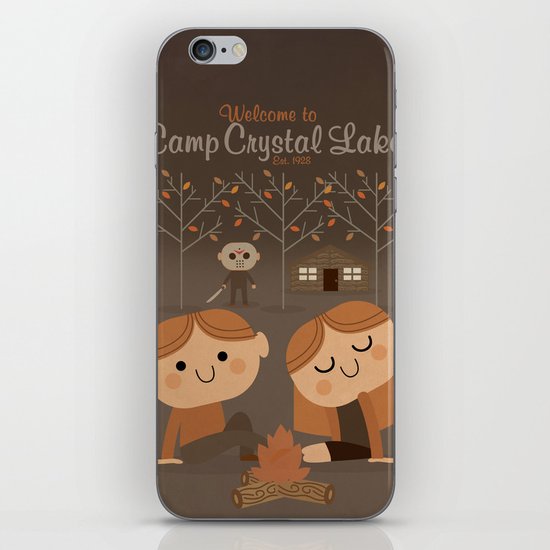 welcome to camp crystal lake iPhone & iPod Skin