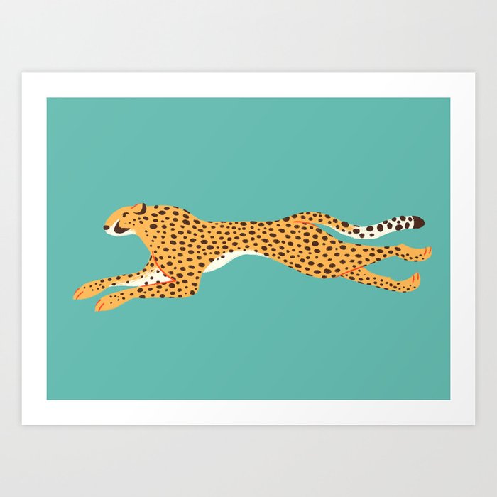 leopard Art Print