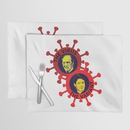Trudeau the Virus and the Variant Placemat