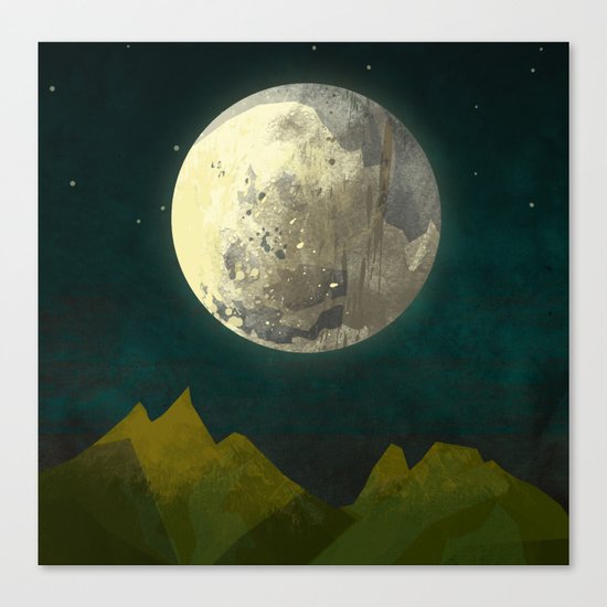 Big Moon Canvas Print